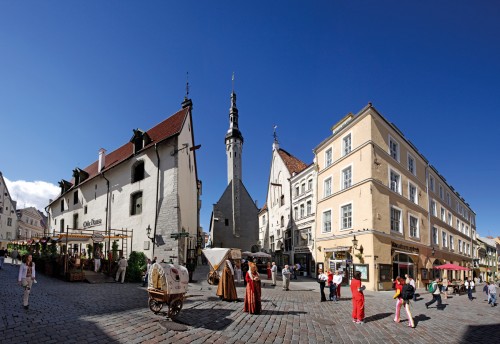 Street in old town Tallinn